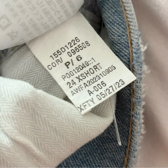 Abercrombie High Rise 90s Relaxed Jean xshort size 24 - Picture 6 of 7